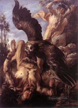  Flemish Art Painting - Prometheus Bound Flemish Baroque Jacob Jordaens